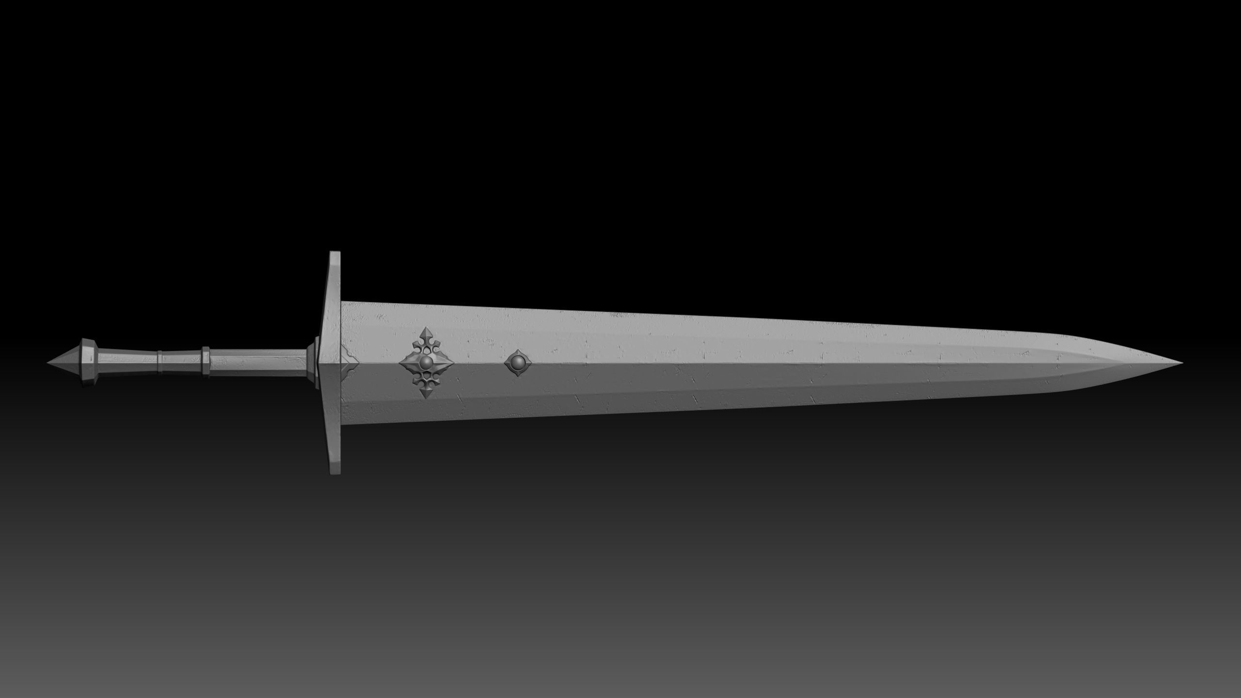 Greatsword of Solitude - Shadow of the Erdtree DLC weapon 3D print model_1