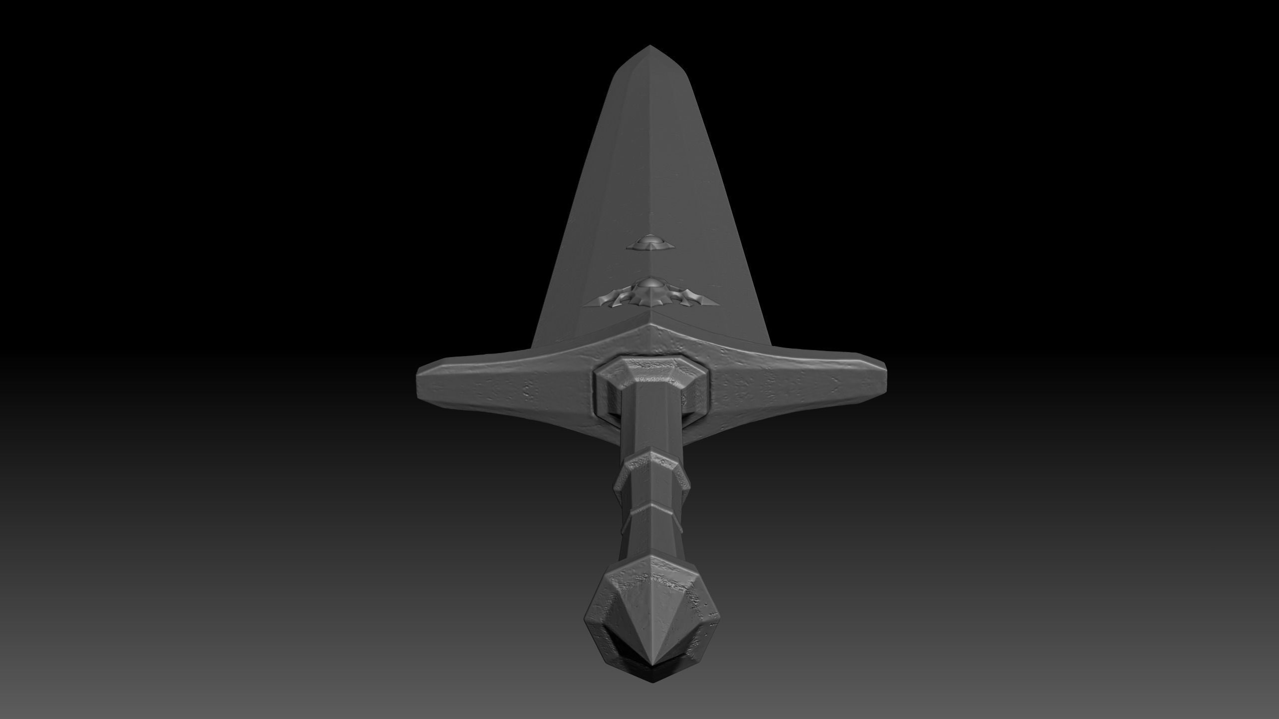 Greatsword of Solitude - Shadow of the Erdtree DLC weapon 3D print model_3