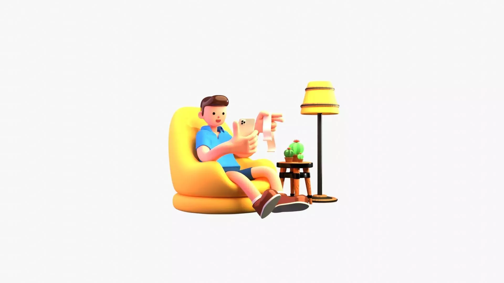 Online Bill Payment 3D model