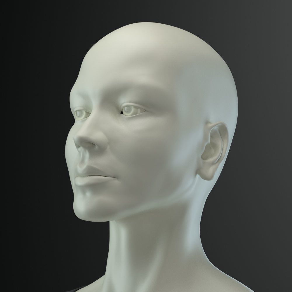 Female body 3D model_4