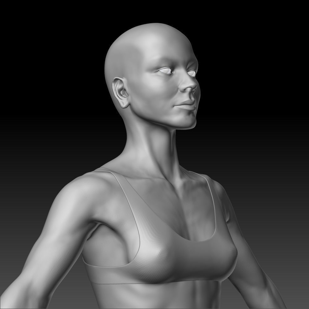 Female body 3D model_14