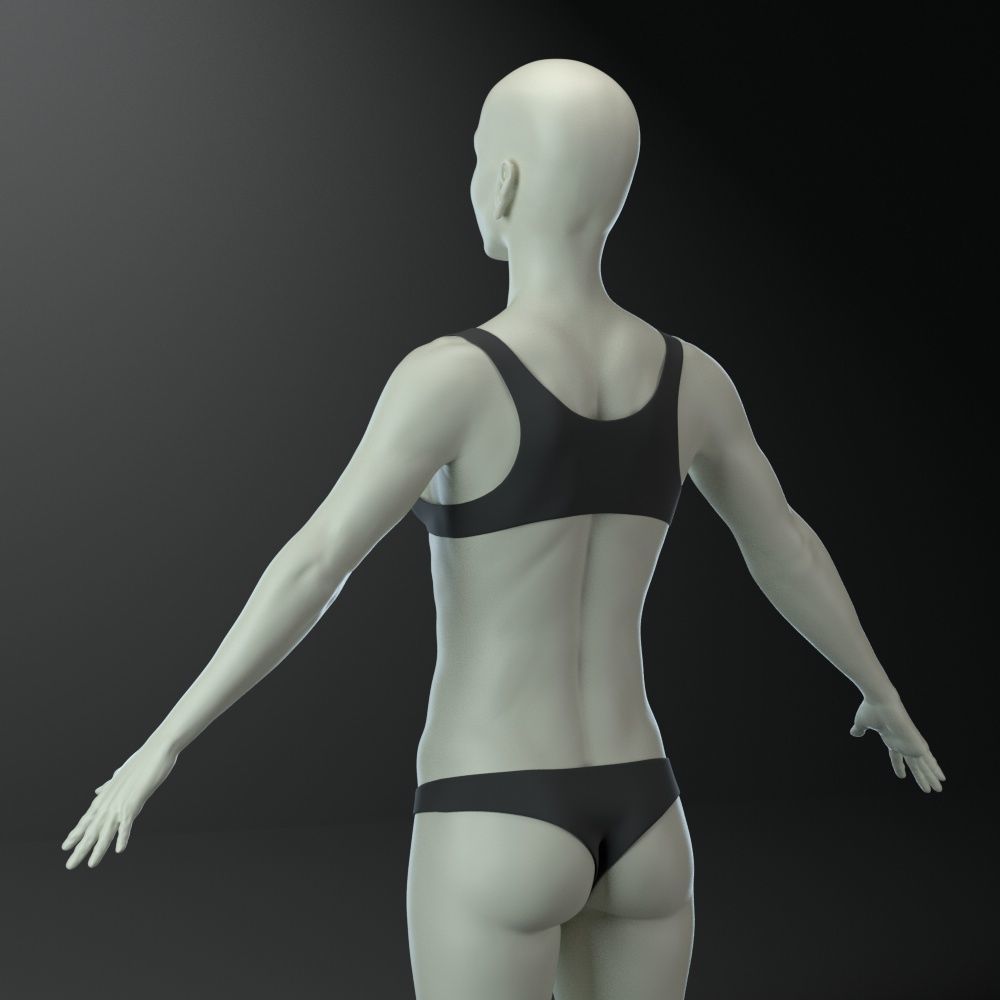 Female body 3D model_7