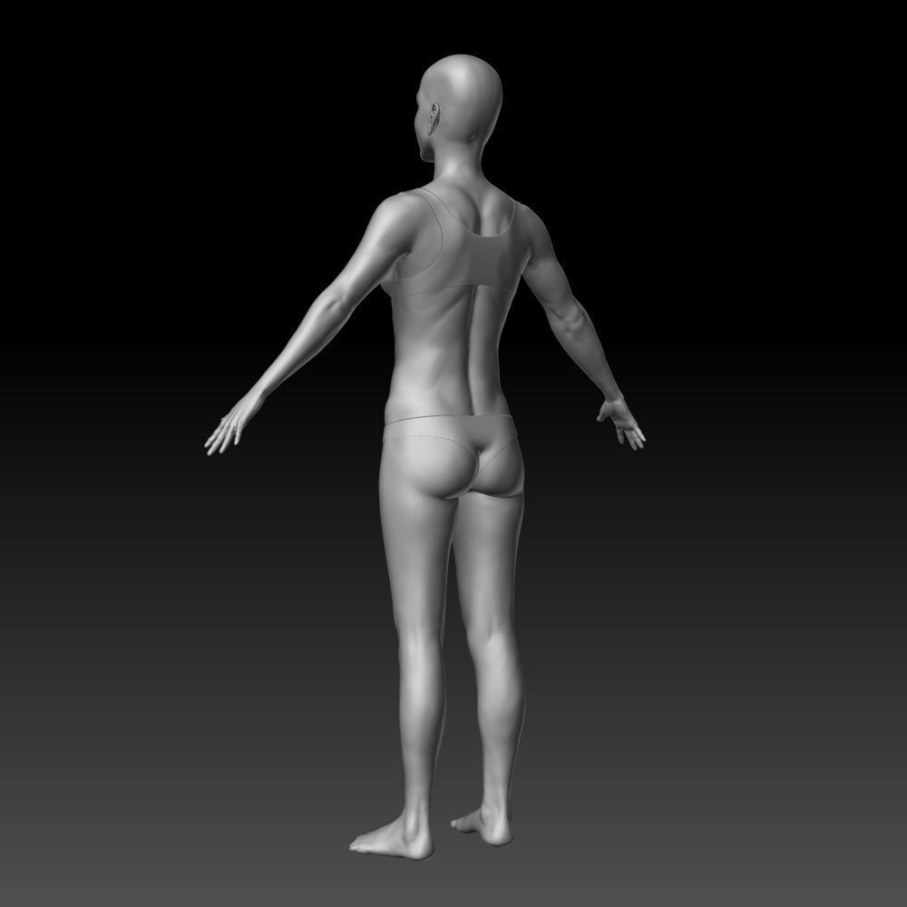 Female body 3D model_15