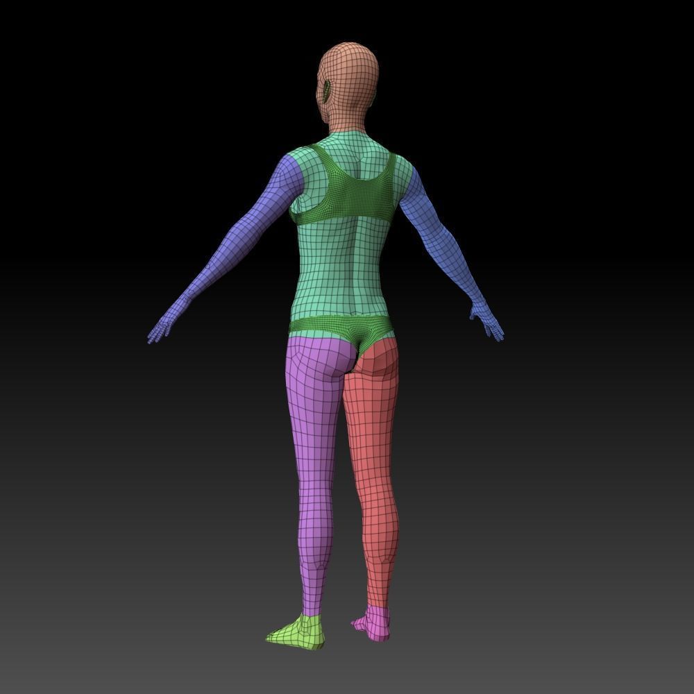 Female body 3D model_20