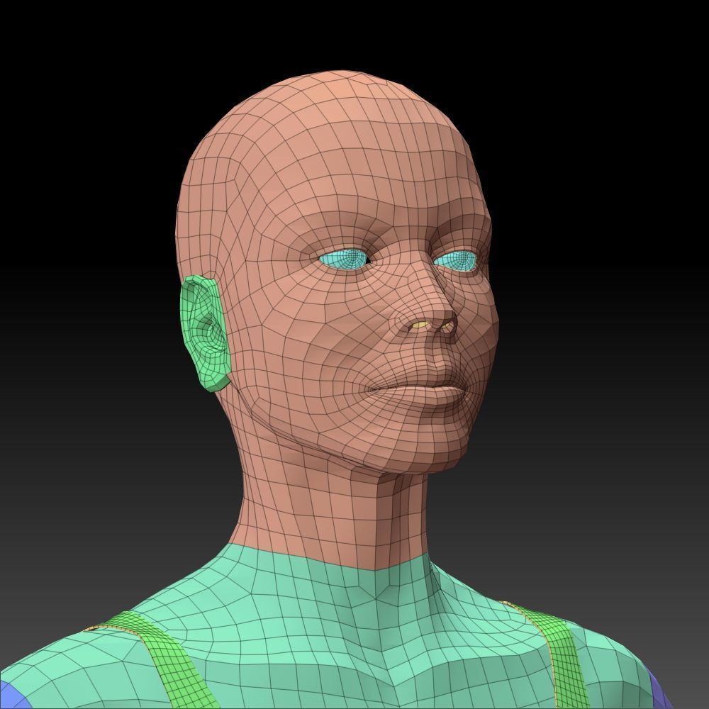 Female body 3D model_21