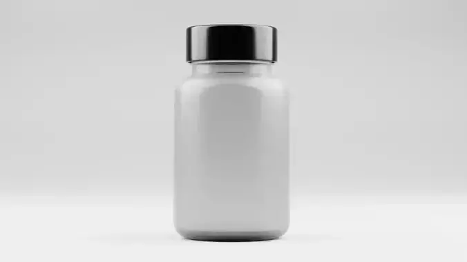 Transparent Jar 3D model