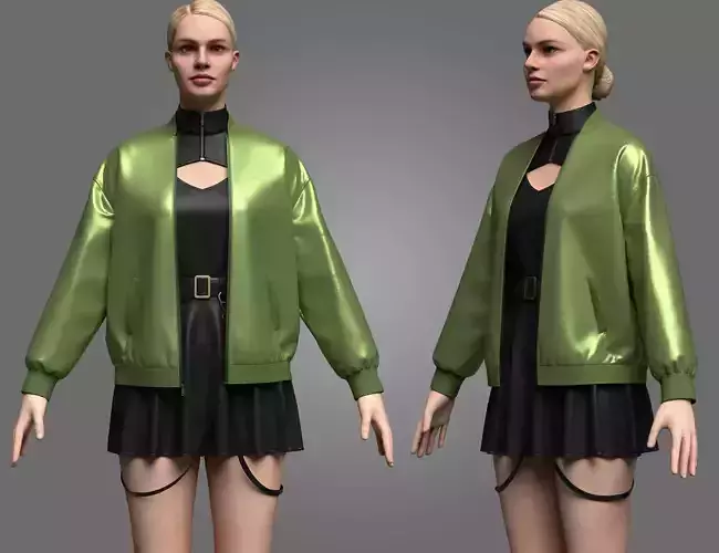 Dress And Jacket Outfit