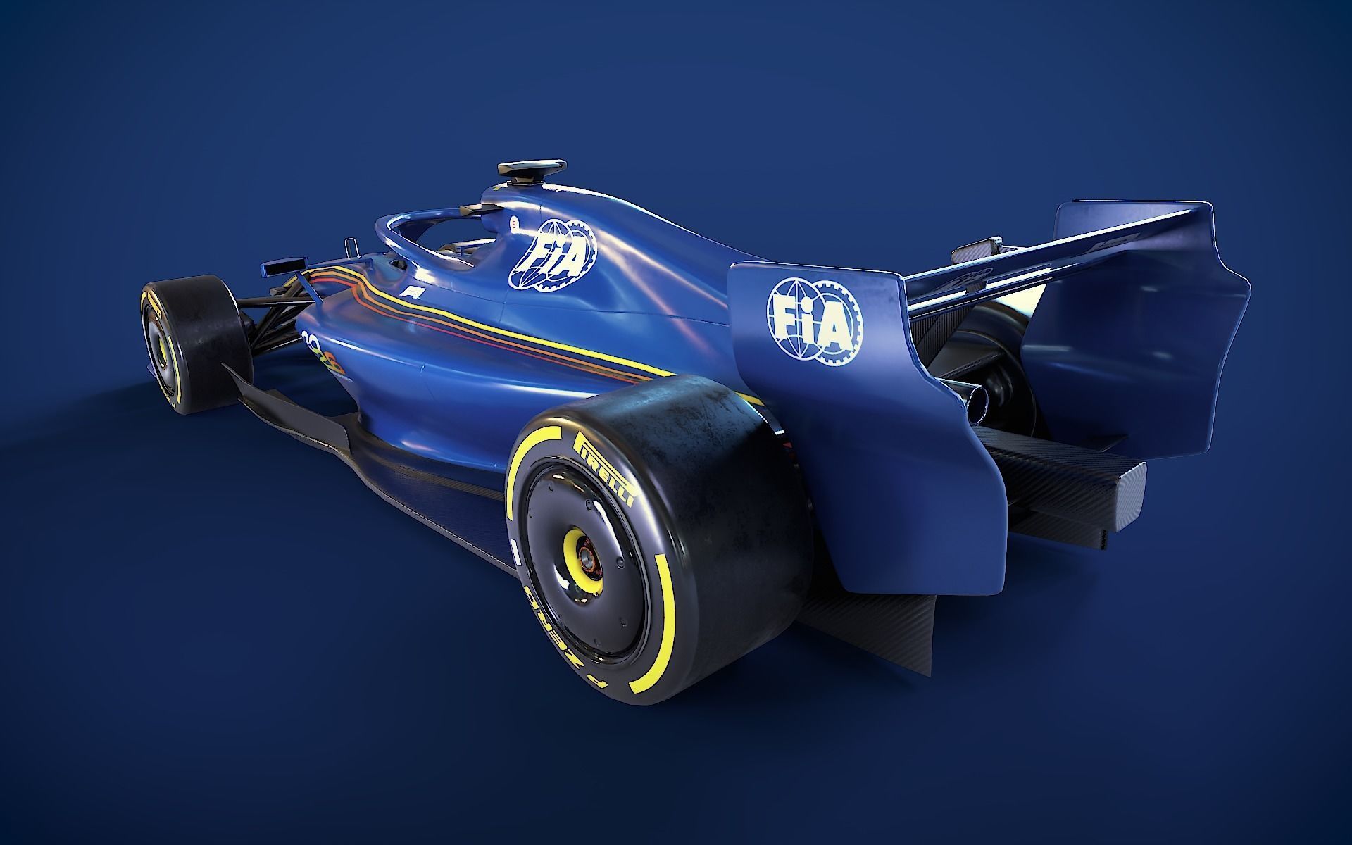 Formula 1 2026 - FIA-F1 Showcar Low-poly 3D model_4