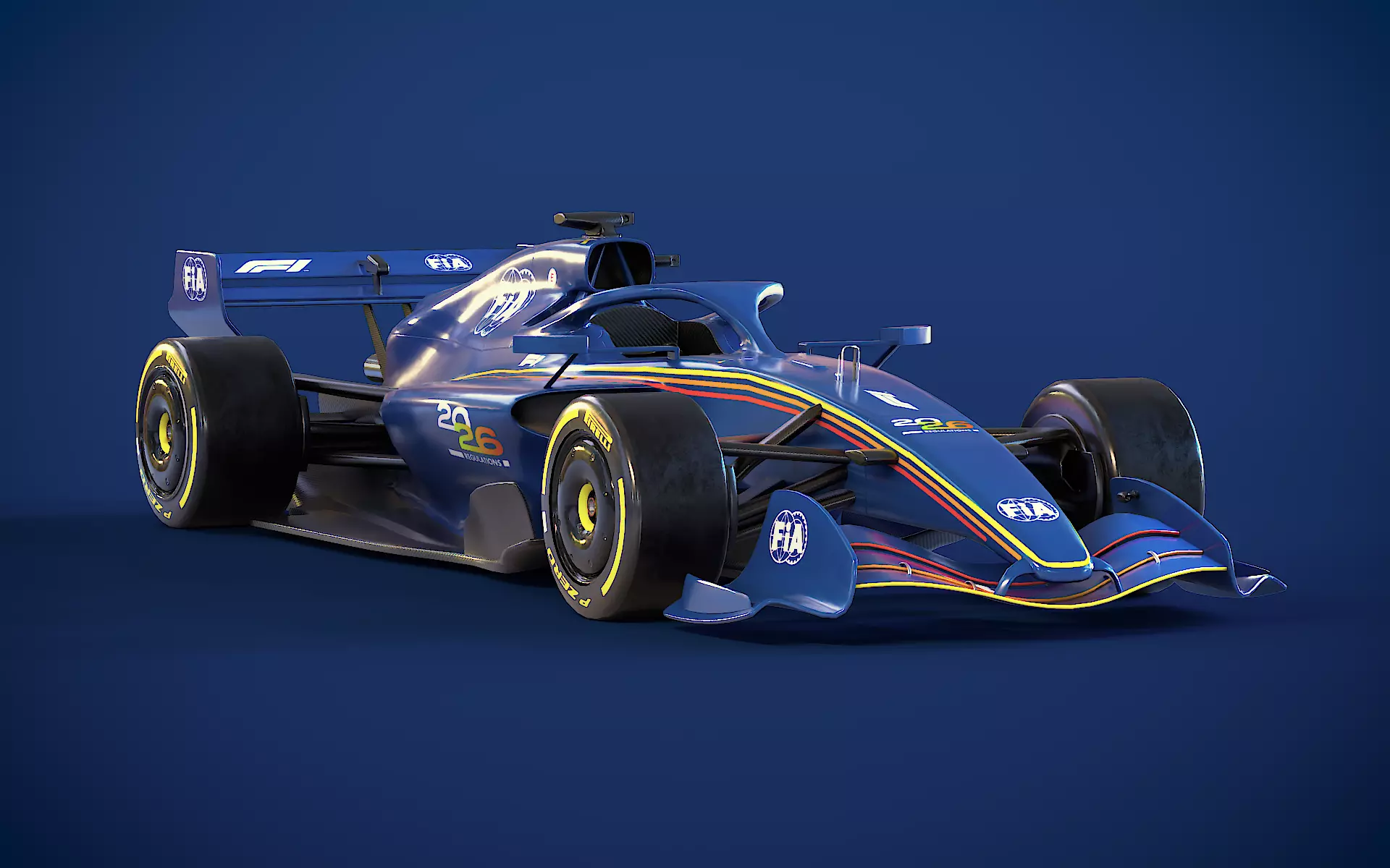 Formula 1 2026 - FIA-F1 Showcar Low-poly 3D model_0