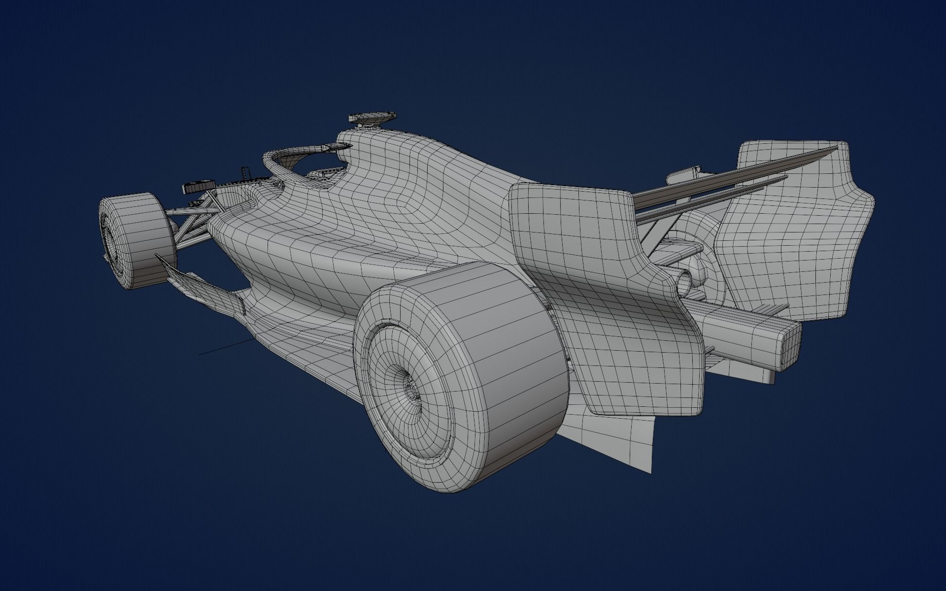 Formula 1 2026 - FIA-F1 Showcar Low-poly 3D model_11