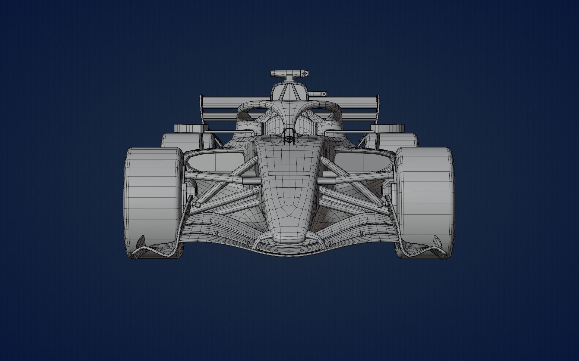 Formula 1 2026 - FIA-F1 Showcar Low-poly 3D model_8