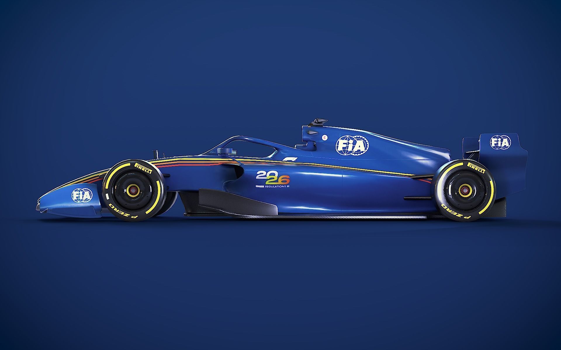 Formula 1 2026 - FIA-F1 Showcar Low-poly 3D model_2