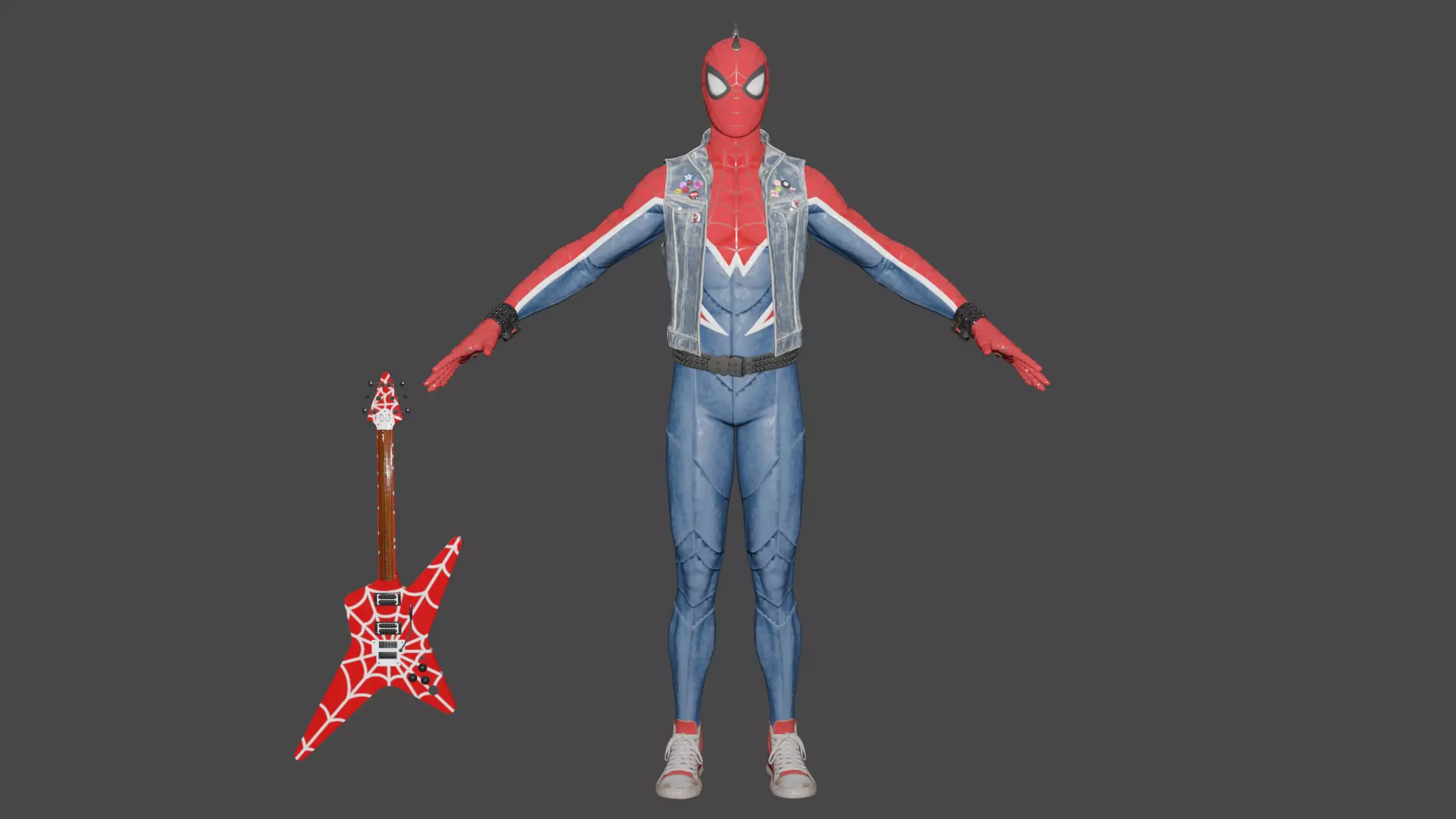 Spider Punk Suit 3D model