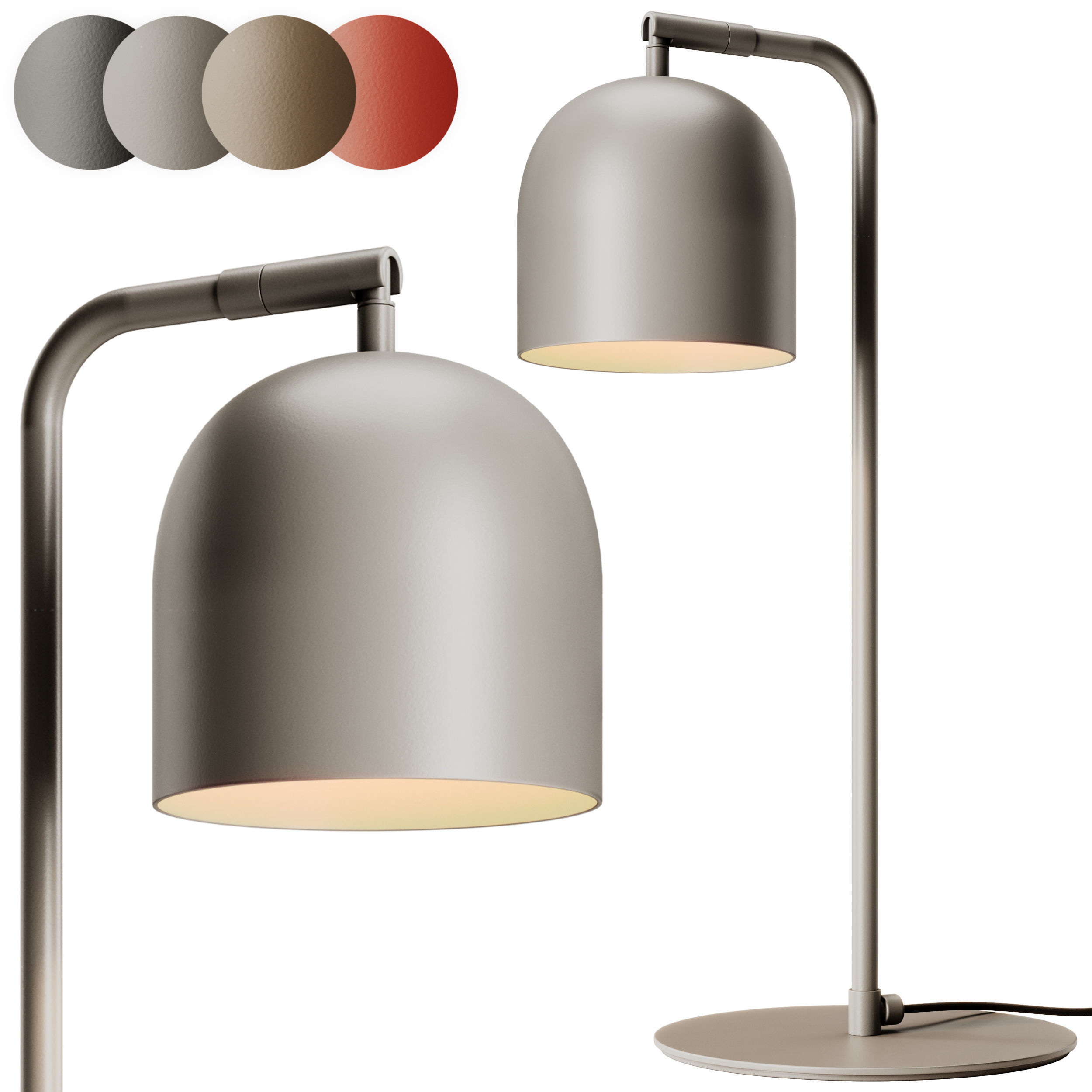 Rio Articulated Iron Table Lamp by Robin 3D model_1