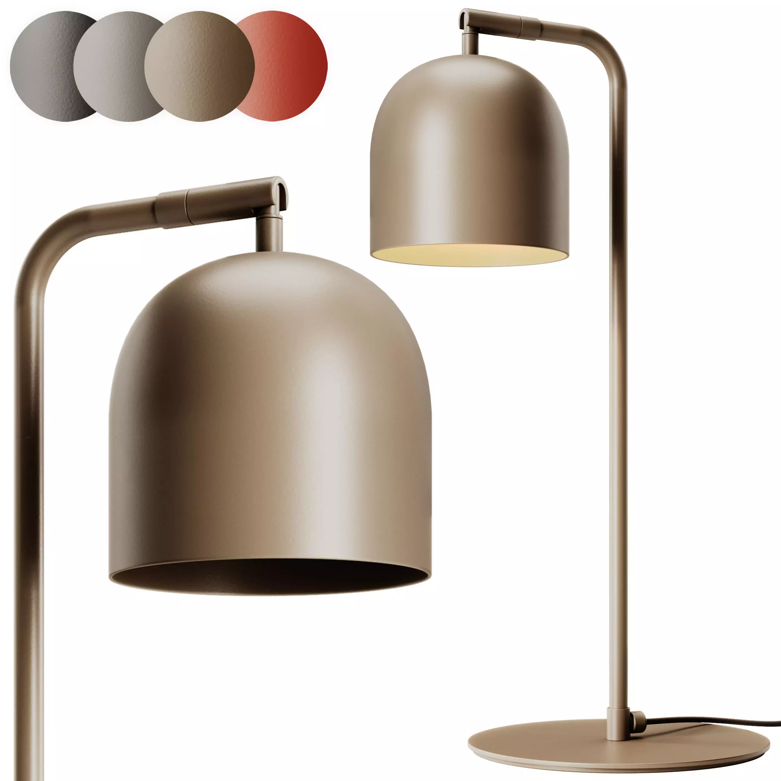 Rio Articulated Iron Table Lamp by Robin 3D model_0