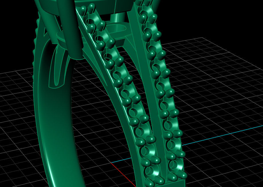 Ring solitare 3D print model_6