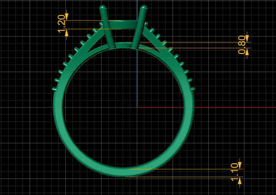 Ring solitare 3D print model_19