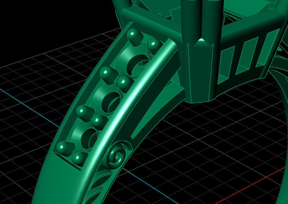 Ring solitare 3D print model_12