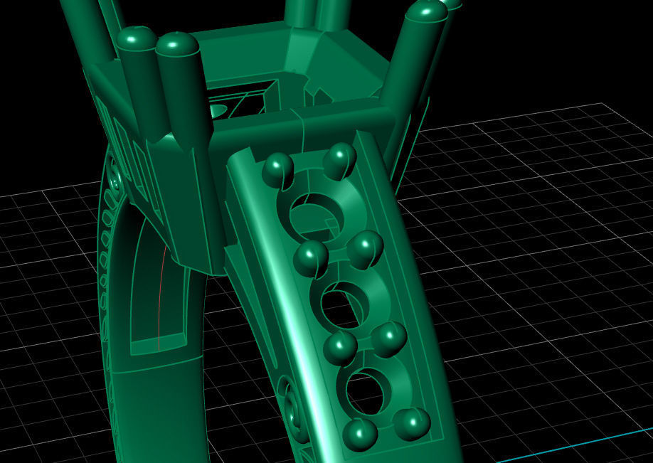 Ring solitare 3D print model_14