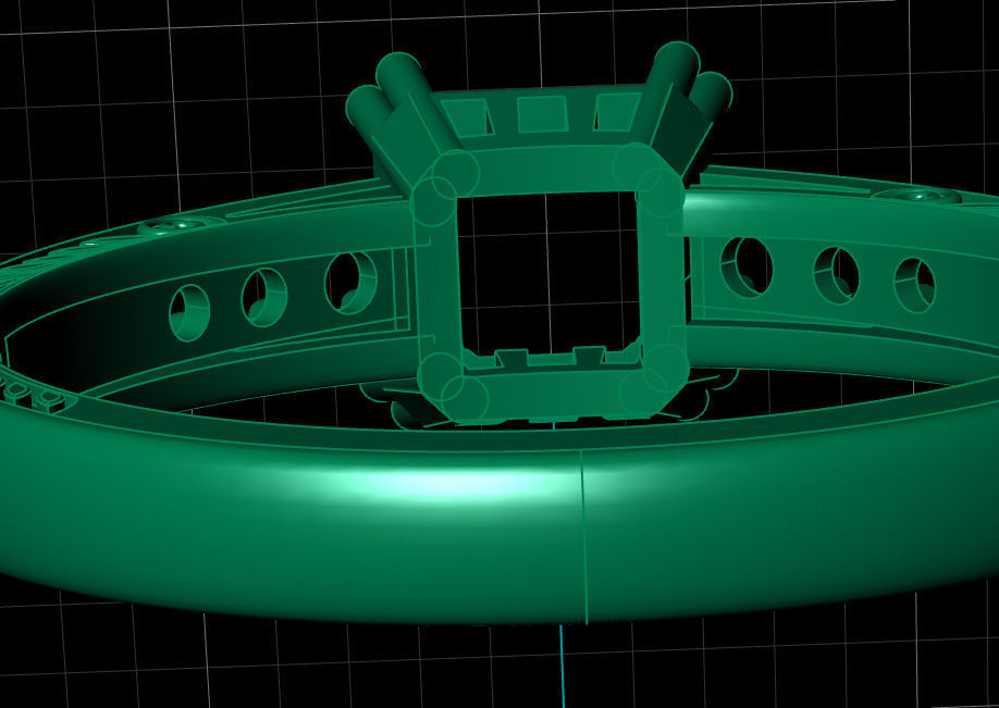 Ring solitare 3D print model_9