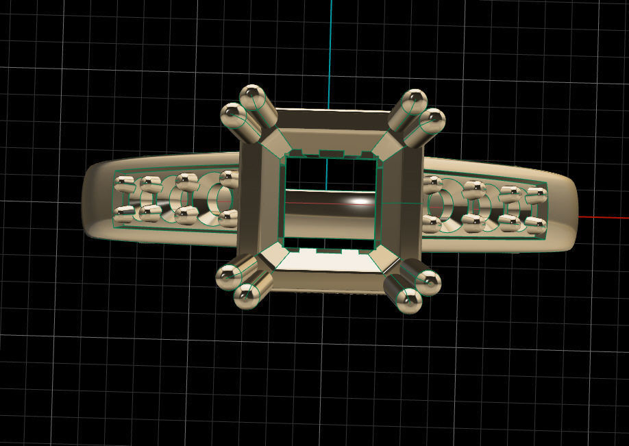 Ring solitare 3D print model_18