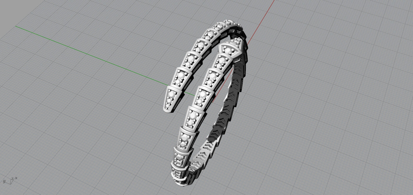 Bvlgari Bracelet 3D print model_6