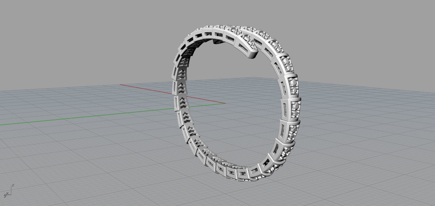 Bvlgari Bracelet 3D print model_11