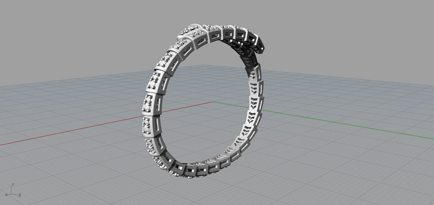 Bvlgari Bracelet 3D print model_10