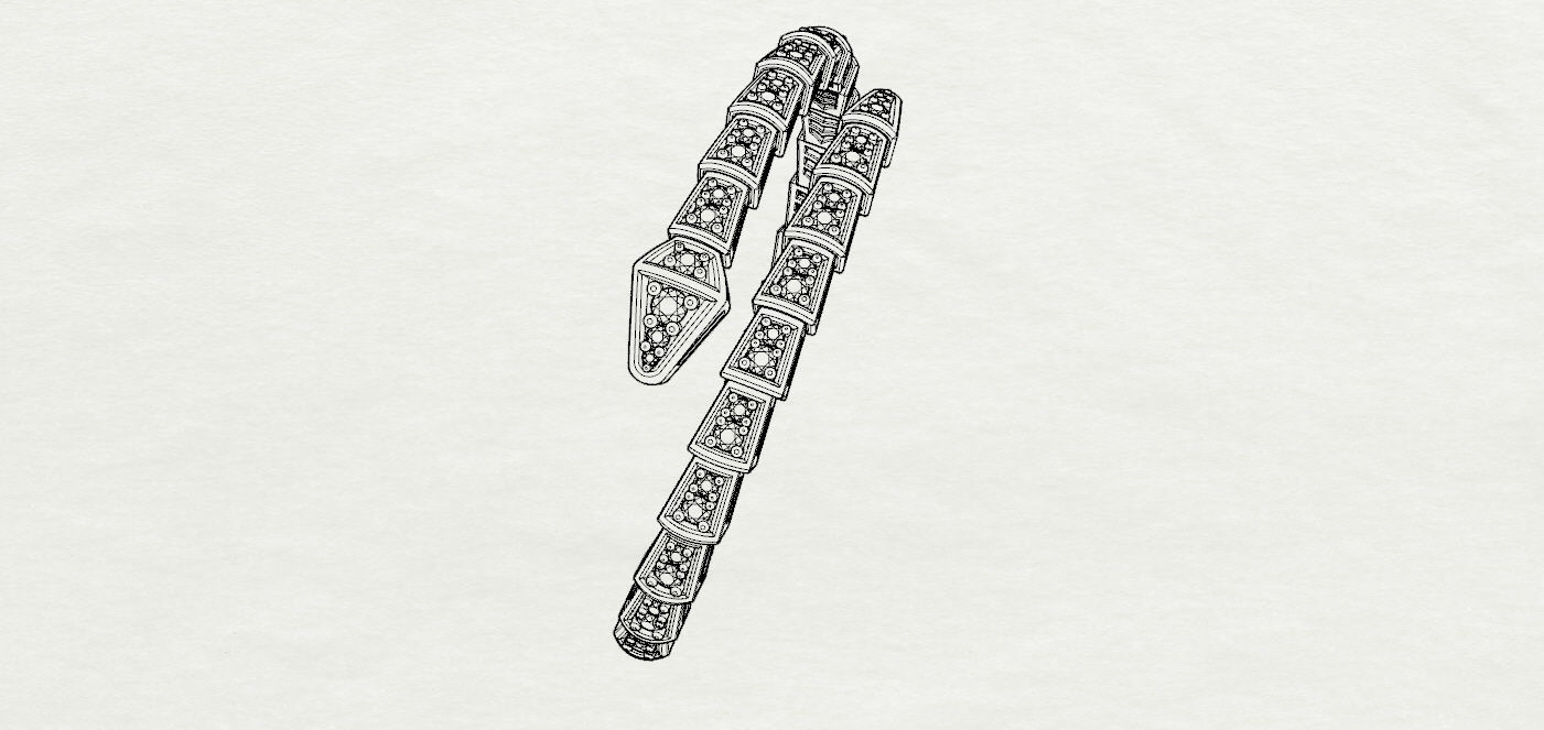 Bvlgari Bracelet 3D print model_15