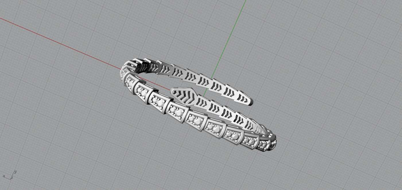 Bvlgari Bracelet 3D print model_9