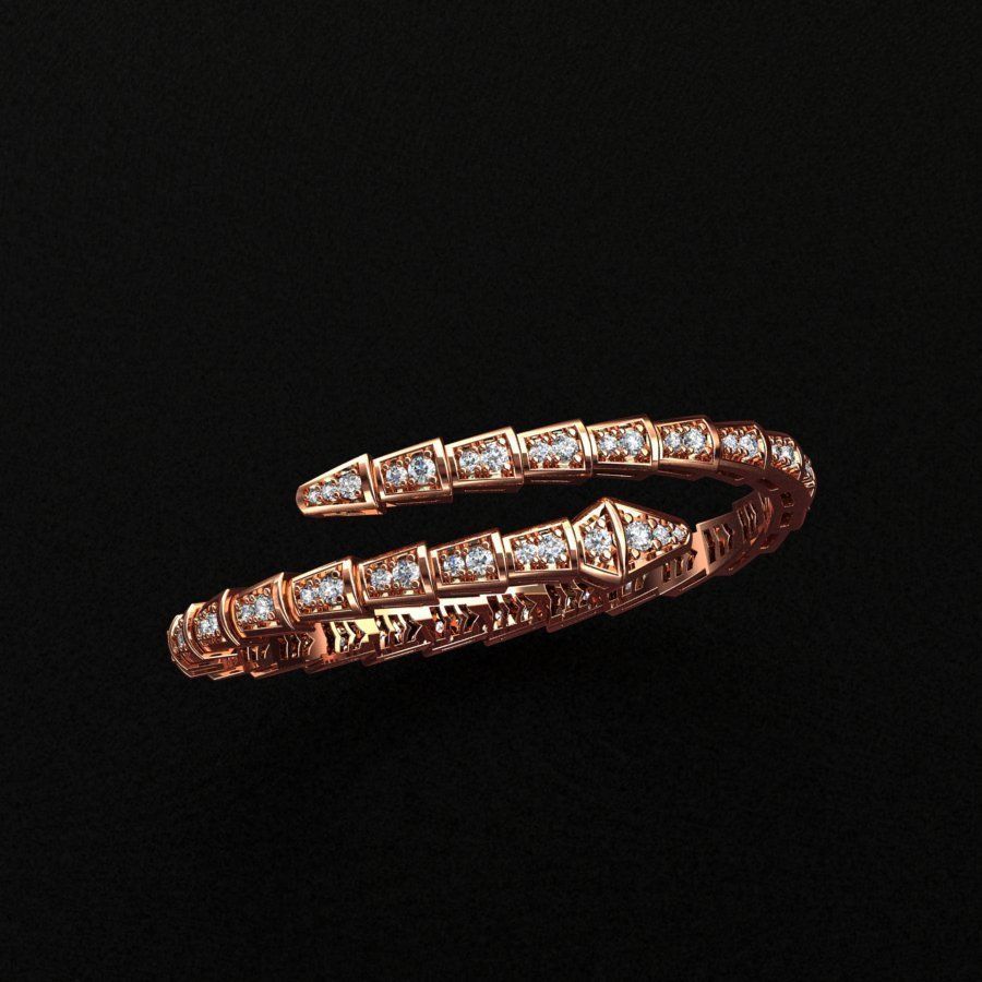 Bvlgari Bracelet 3D print model_2