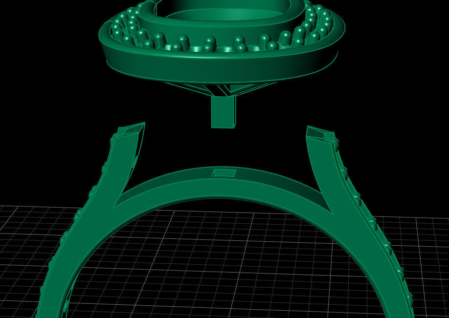 Ring solitare 3D print model_6