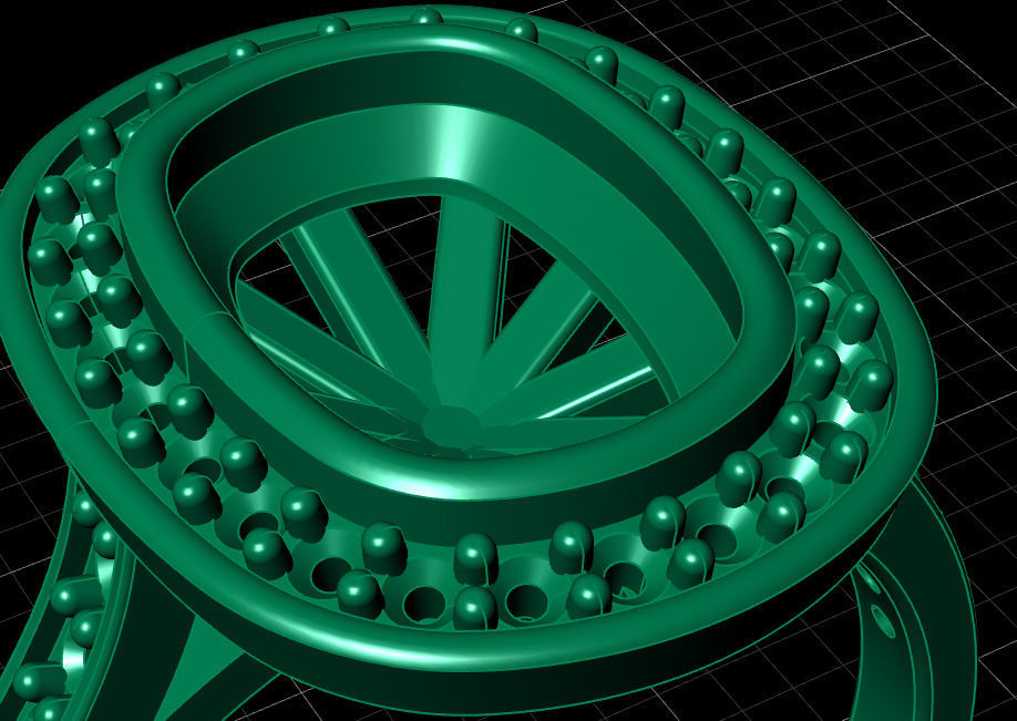 Ring solitare 3D print model_3