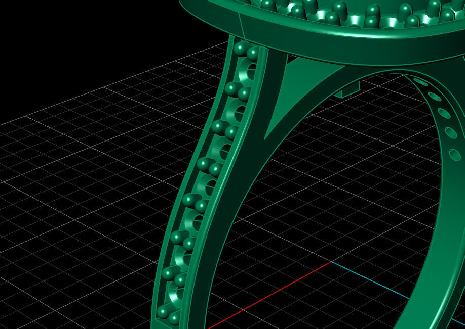 Ring solitare 3D print model_4