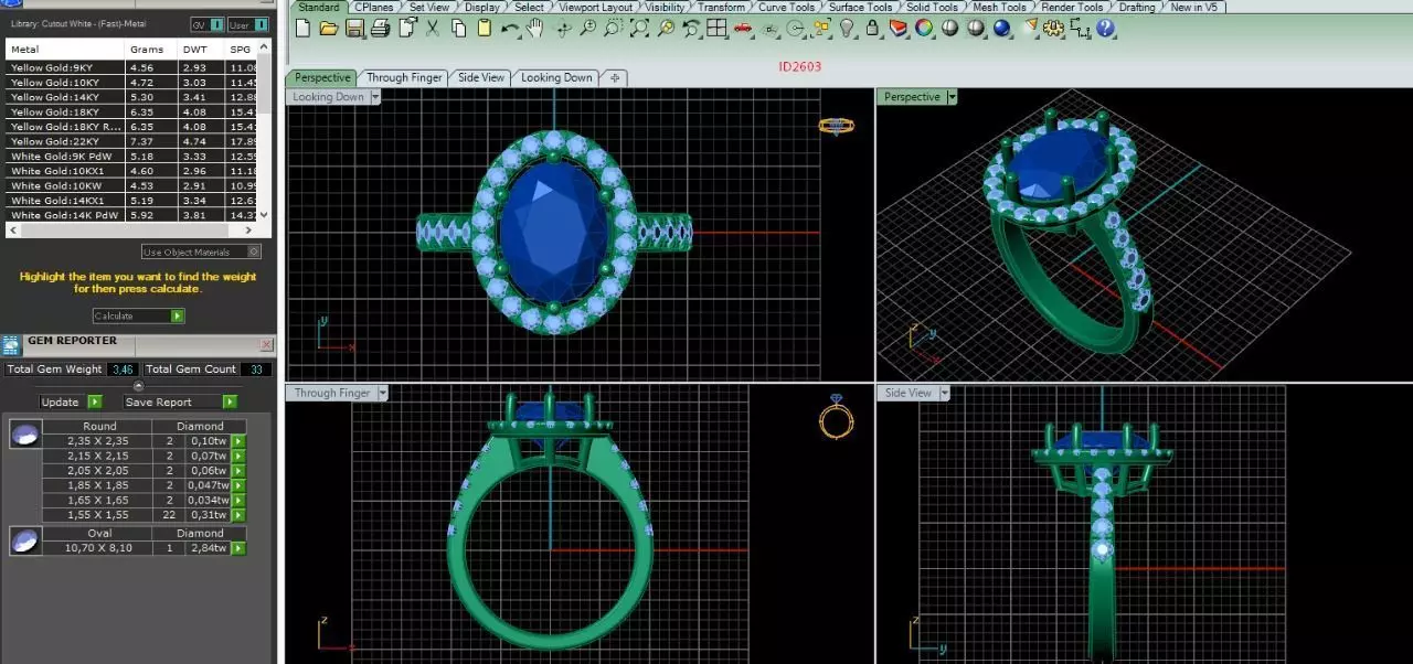 ring 2603 ring 3D print model_0