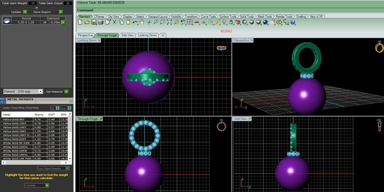   pendant 2602 3D print model_1