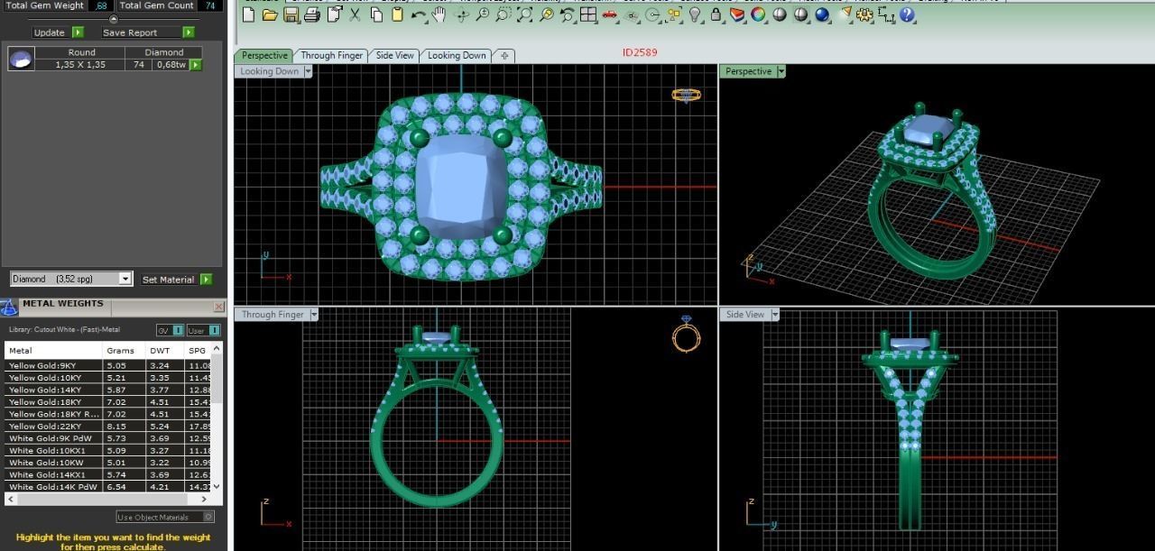 ring 2589 ring 3D print model_4