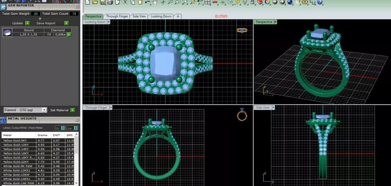 ring 2589 ring 3D print model_0