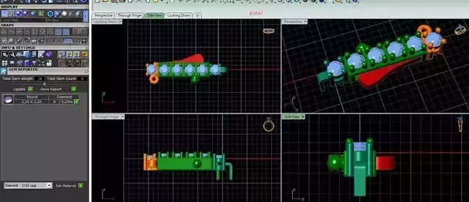 tennis bracelet 2587 tenis 