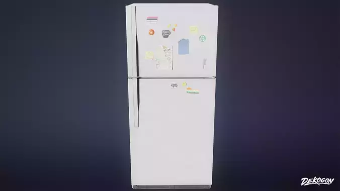 SUBURBS - Fridge 01 - LOW POLY AND NANITE