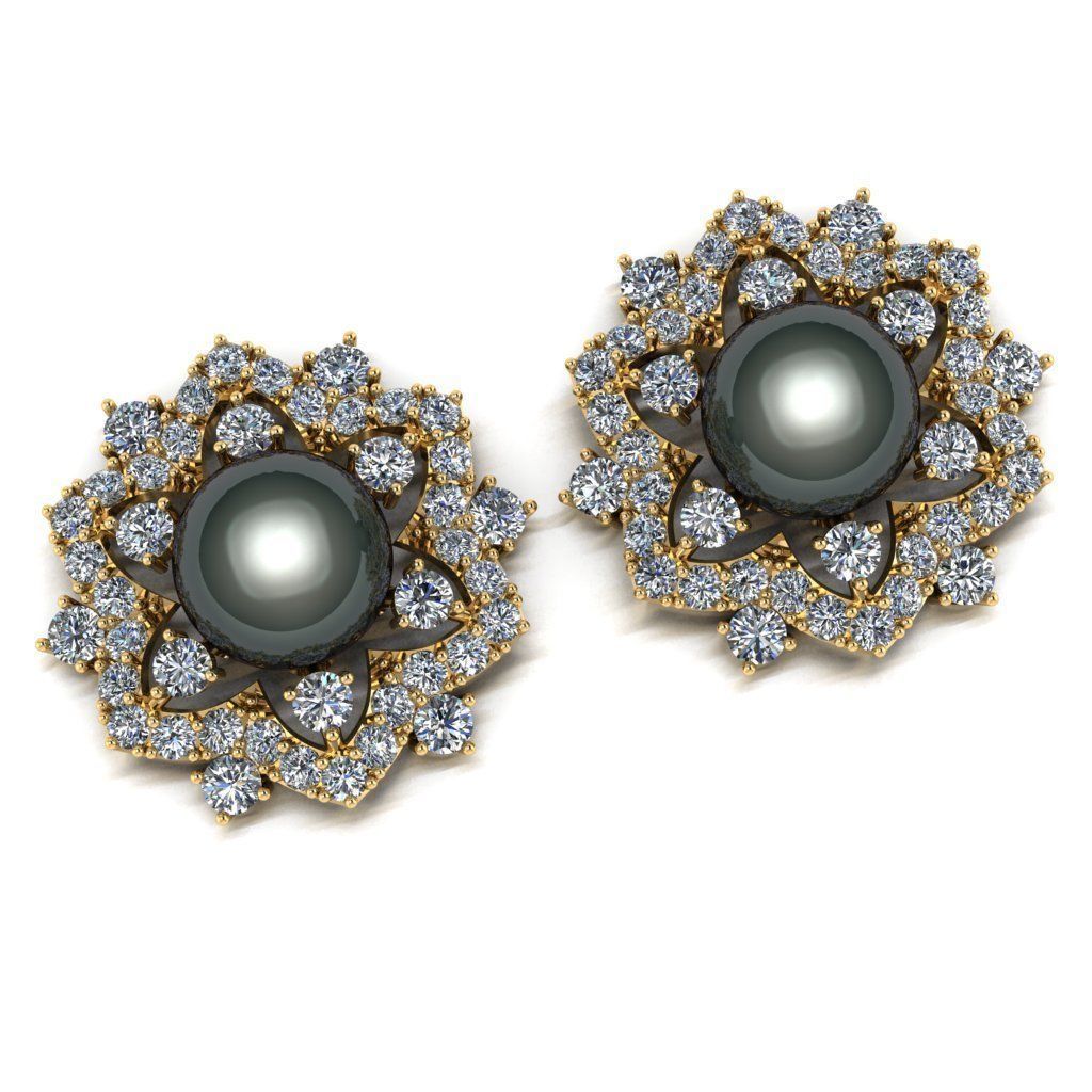 Pearl Earring Free 3D print model_1