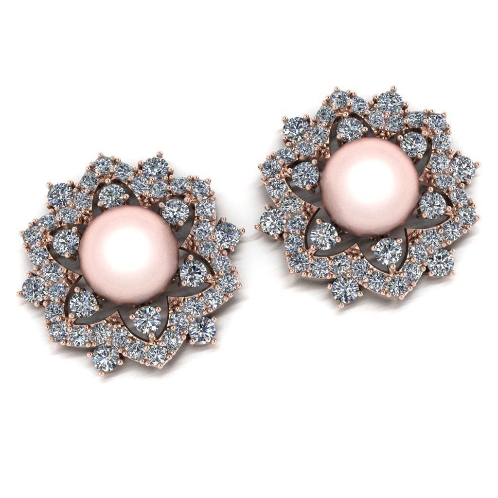 Pearl Earring Free 3D print model_2