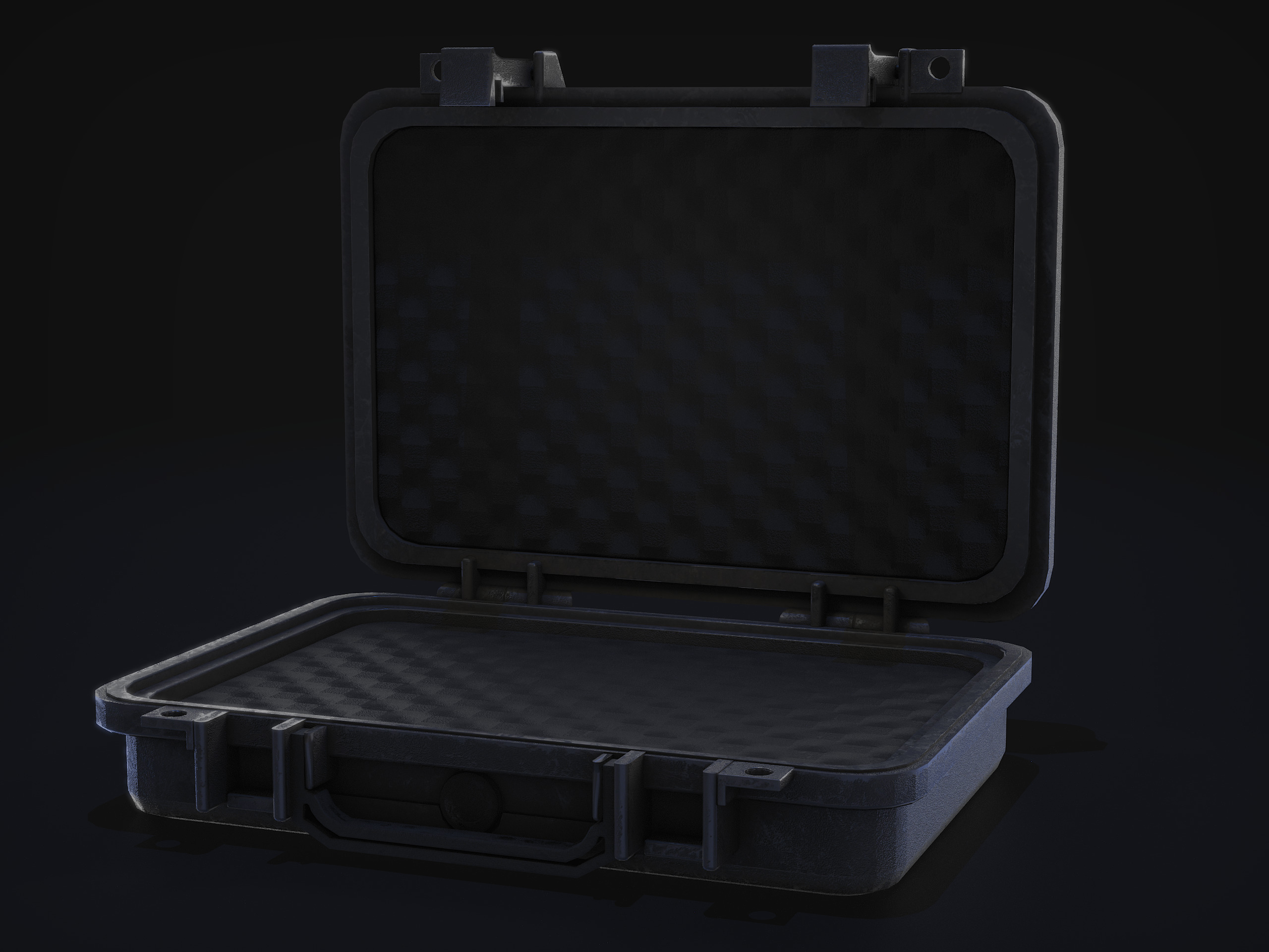 Gun case Low-poly 3D model_7