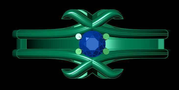 beautifull ring 3D print model_10