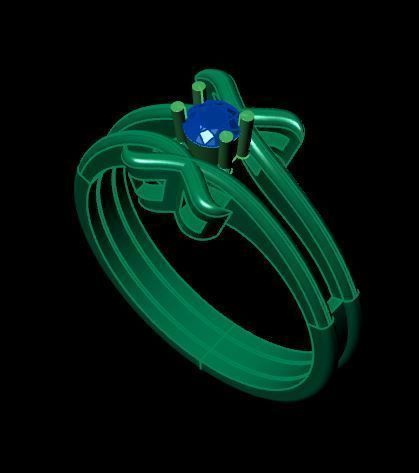 beautifull ring 3D print model_9