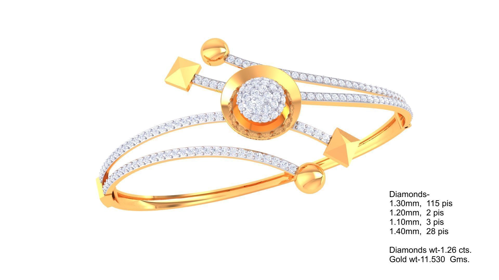 Bracelets 3D print model_33