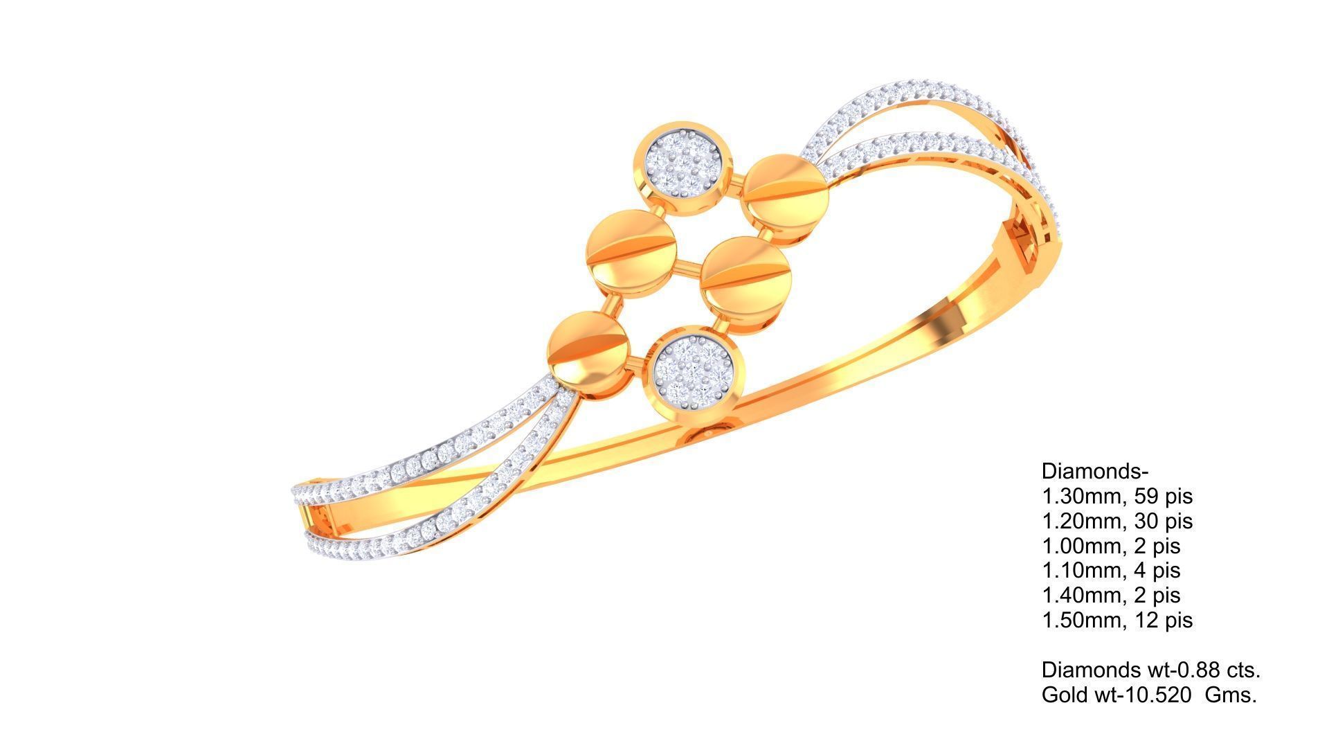 Bracelets 3D print model_25