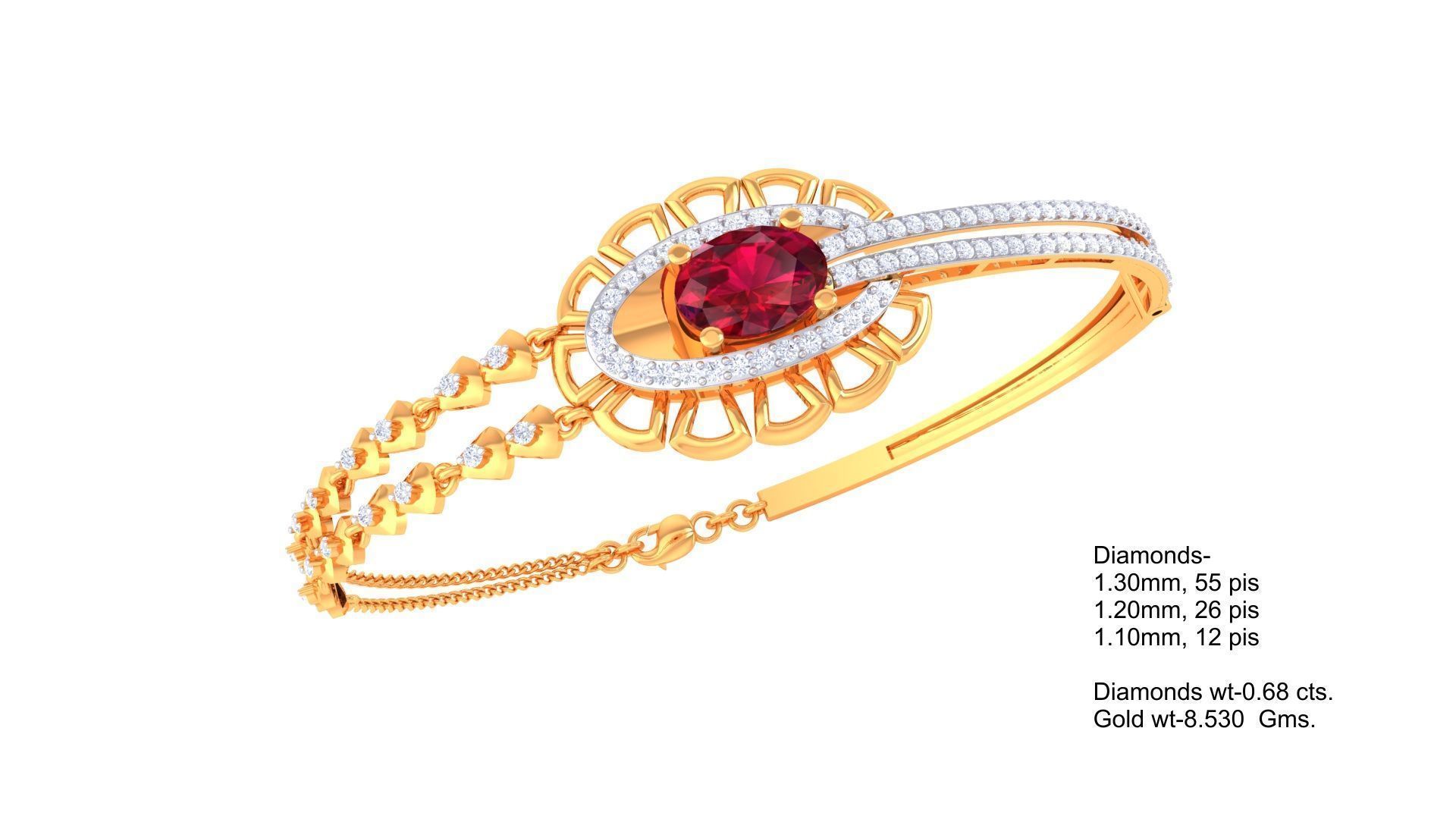 Bracelets 3D print model_31