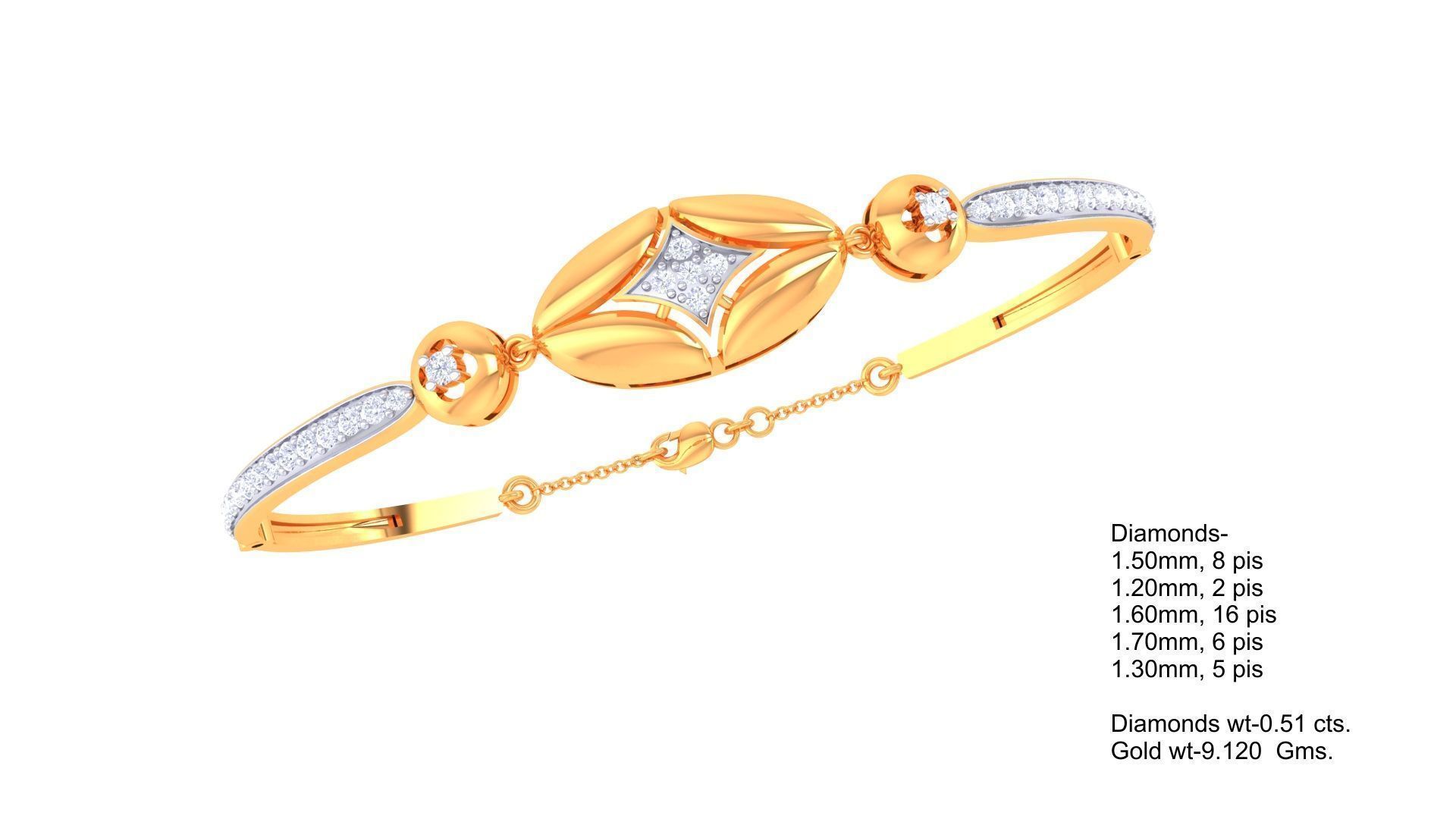 Bracelets 3D print model_14