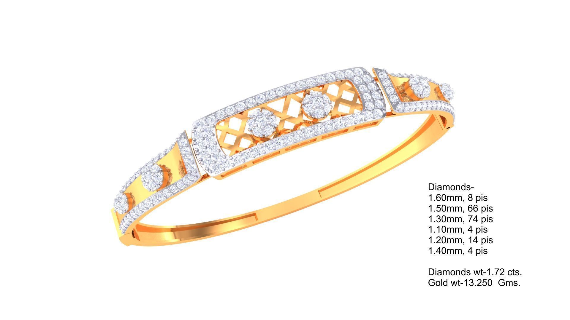 Bracelets 3D print model_1